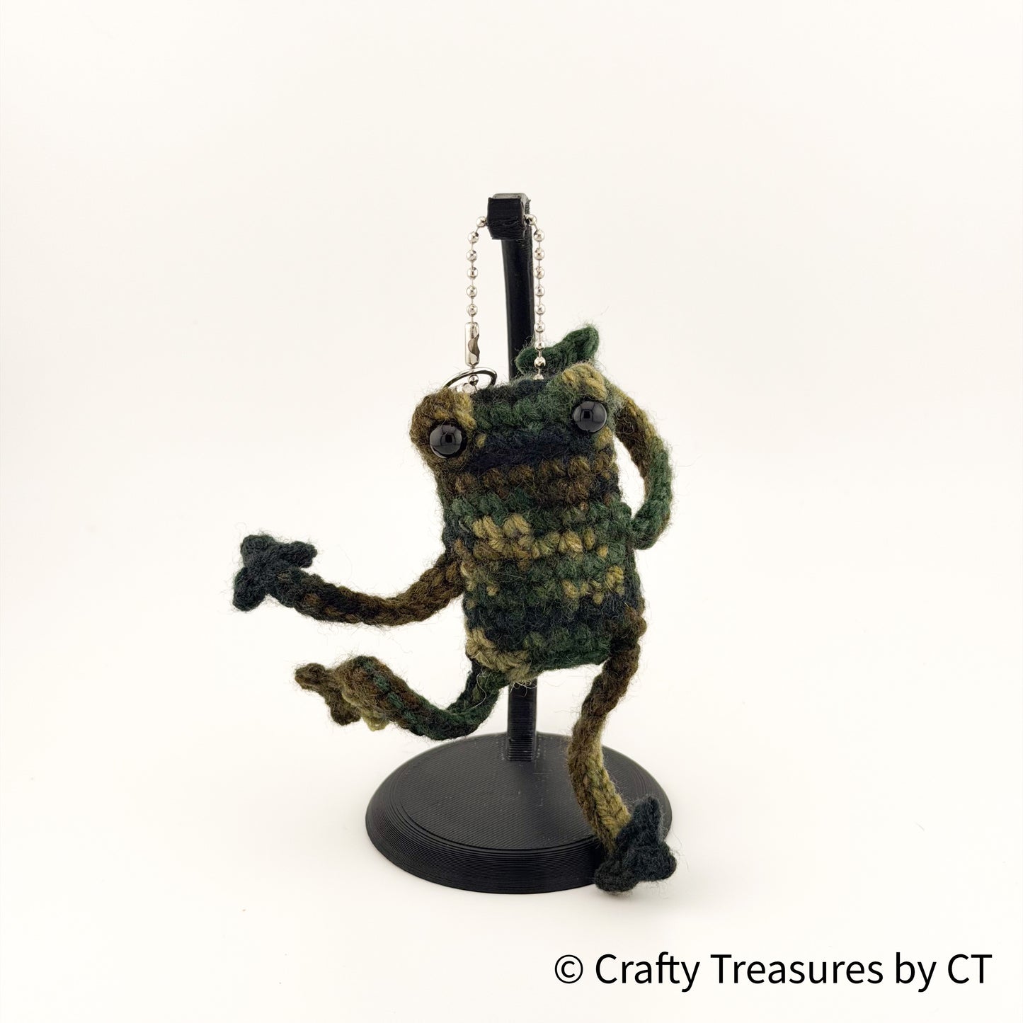 Leggy Froggy Plushie Keychain