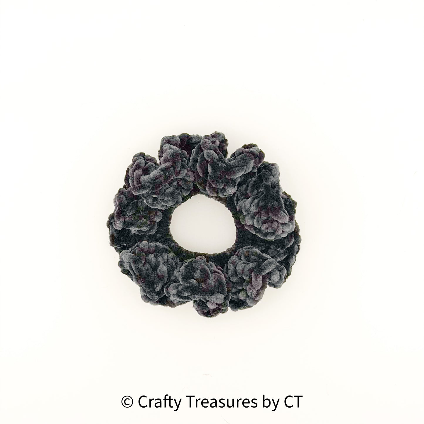Crochet Velvet Scrunchie