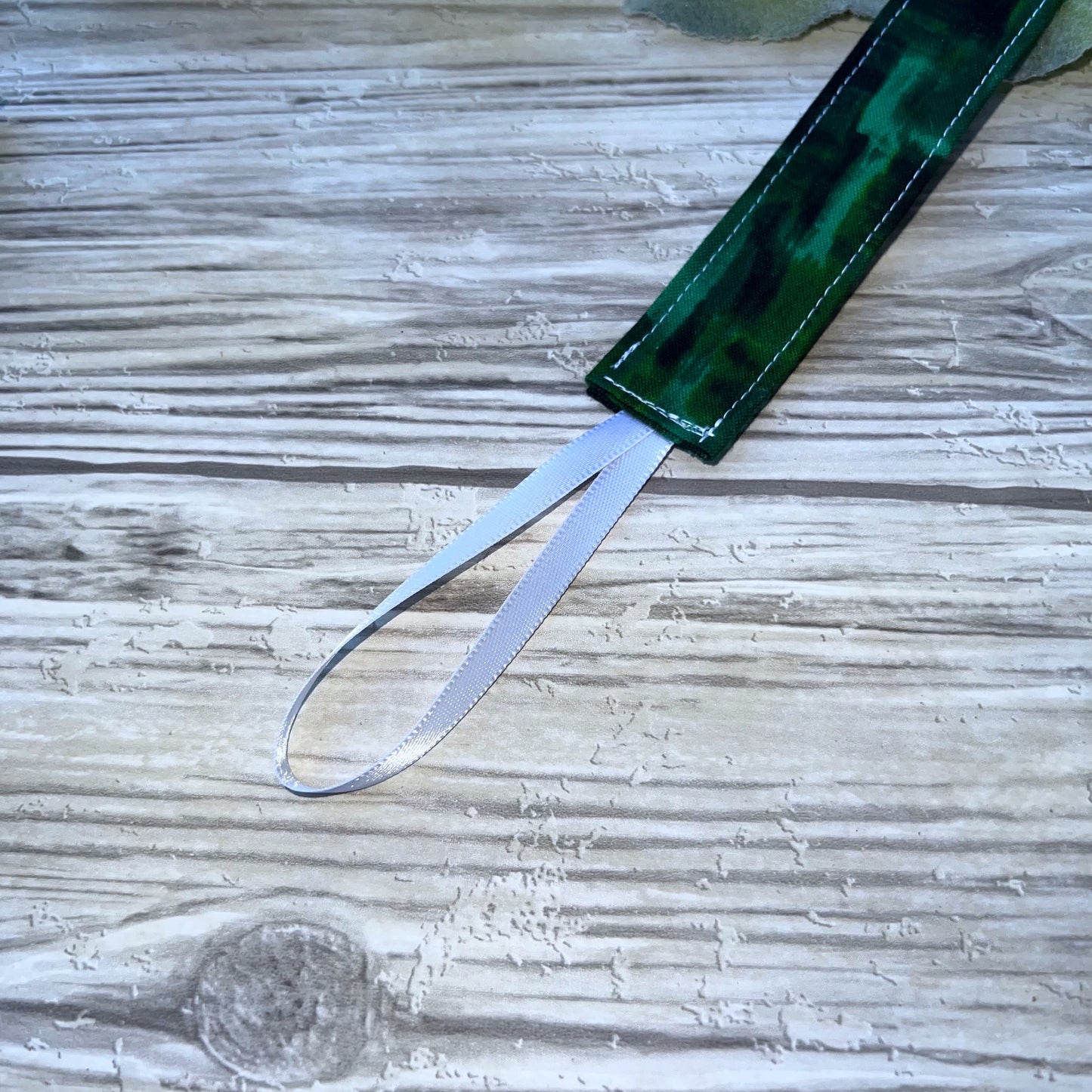 Green Pacifier Clip