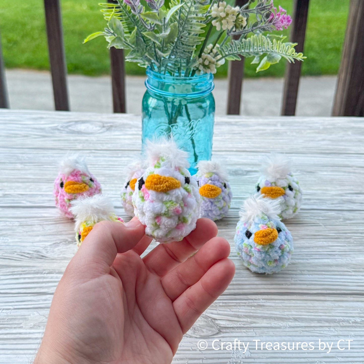 Mabel Chick Plushie - Floral Bloom