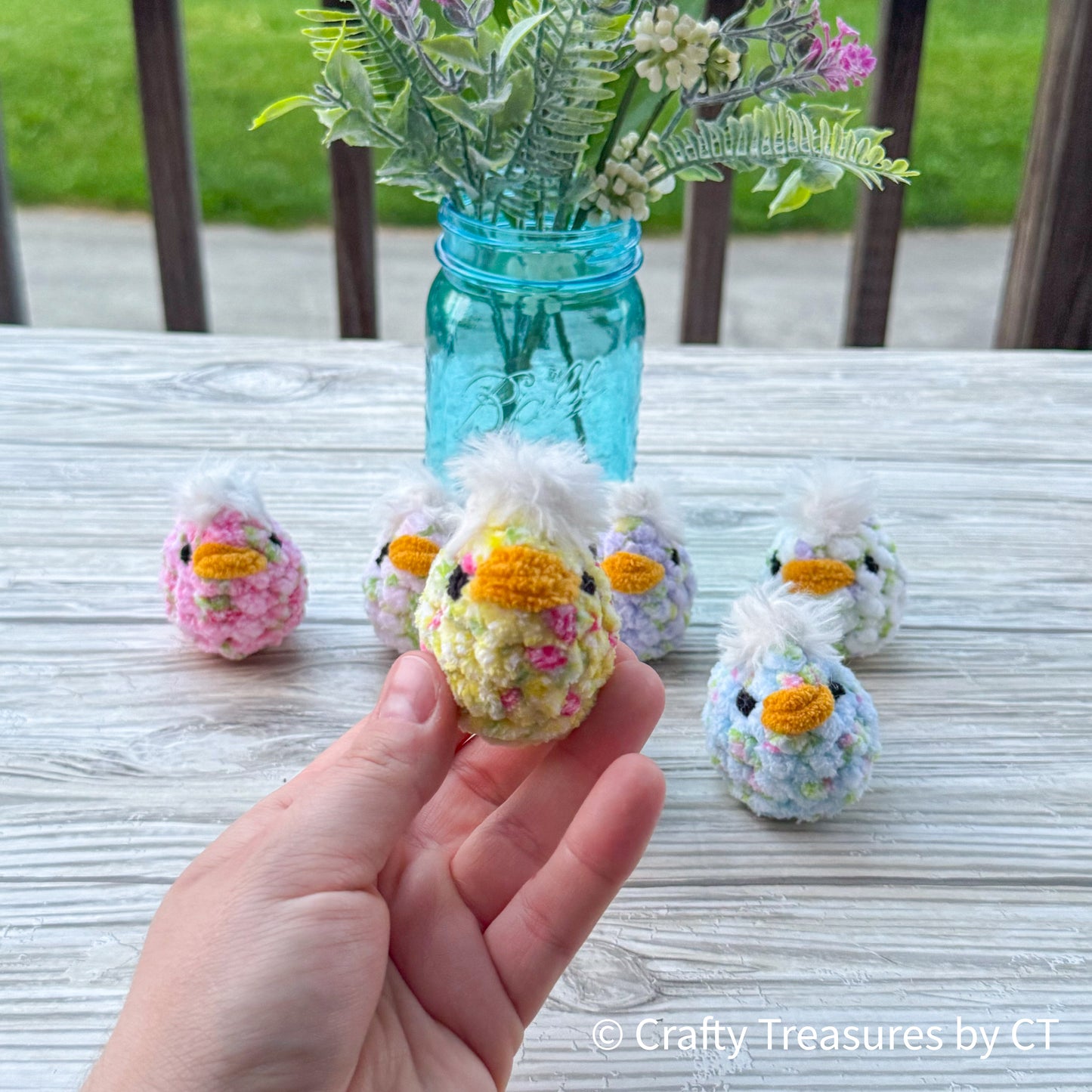 Mabel Chick Plushie - Floral Bloom