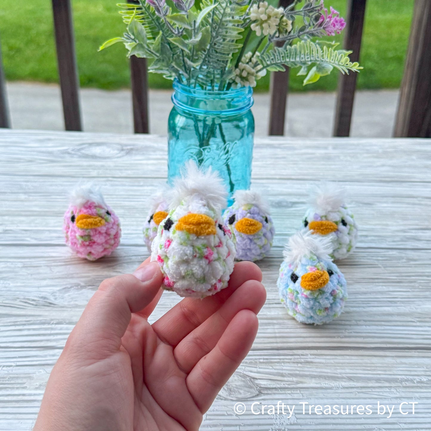 Mabel Chick Plushie - Floral Bloom