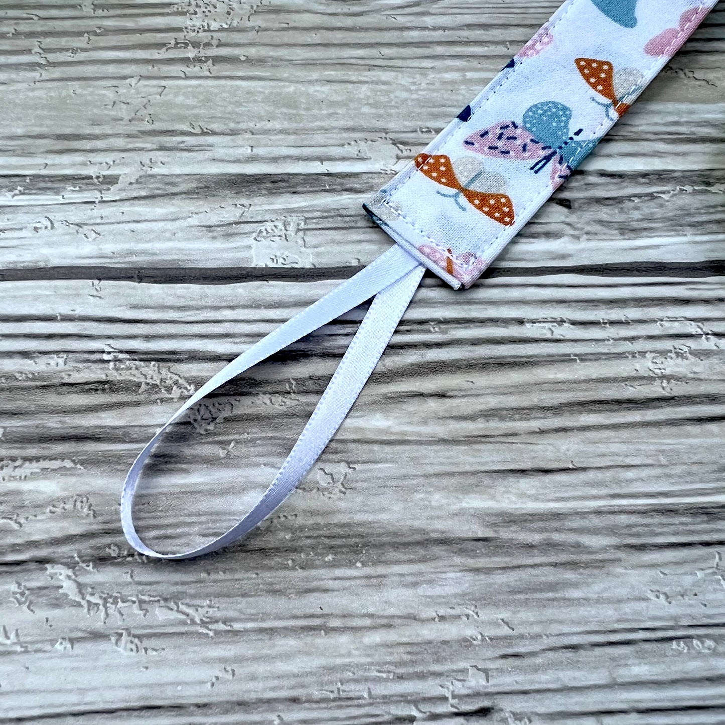 Floral Butterfly Pacifier Clip