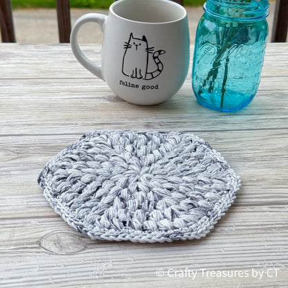 Crochet Puff Trivet/Pot Holder