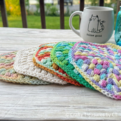 Crochet Puff Trivet/Pot Holder
