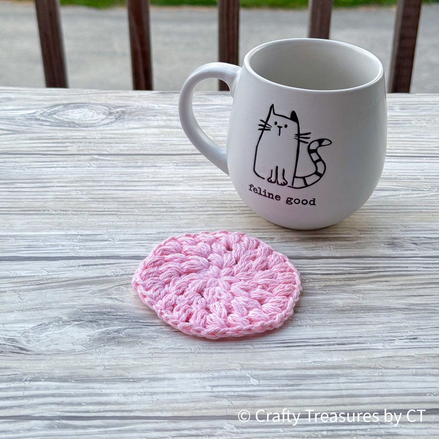 Crochet Puff Coaster