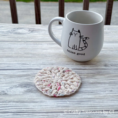 Crochet Puff Coaster