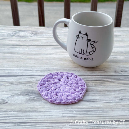Crochet Puff Coaster