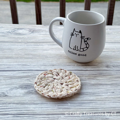 Crochet Puff Coaster