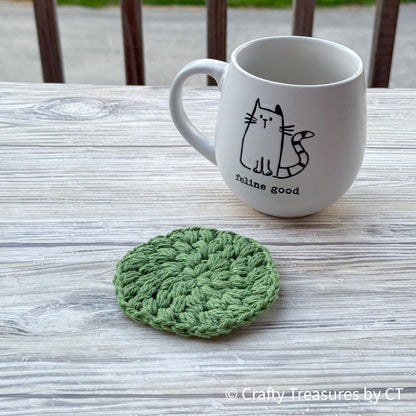 Crochet Puff Coaster