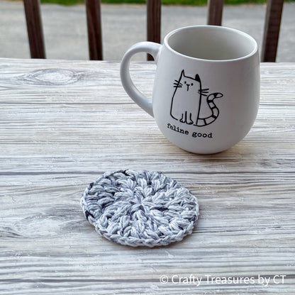 Crochet Puff Coaster