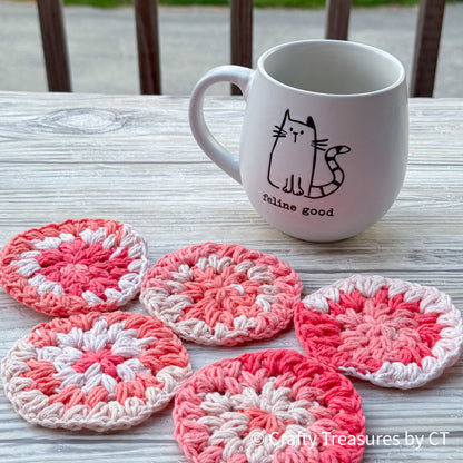 Crochet Puff Coaster