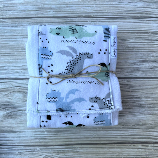 Dragon Adventures Burp Cloth Set
