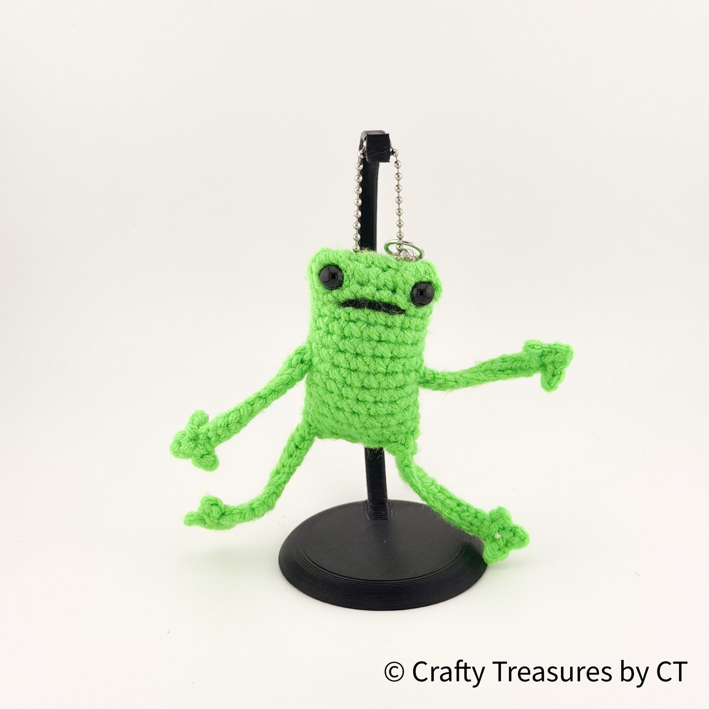 Leggy Froggy Plushie Keychain