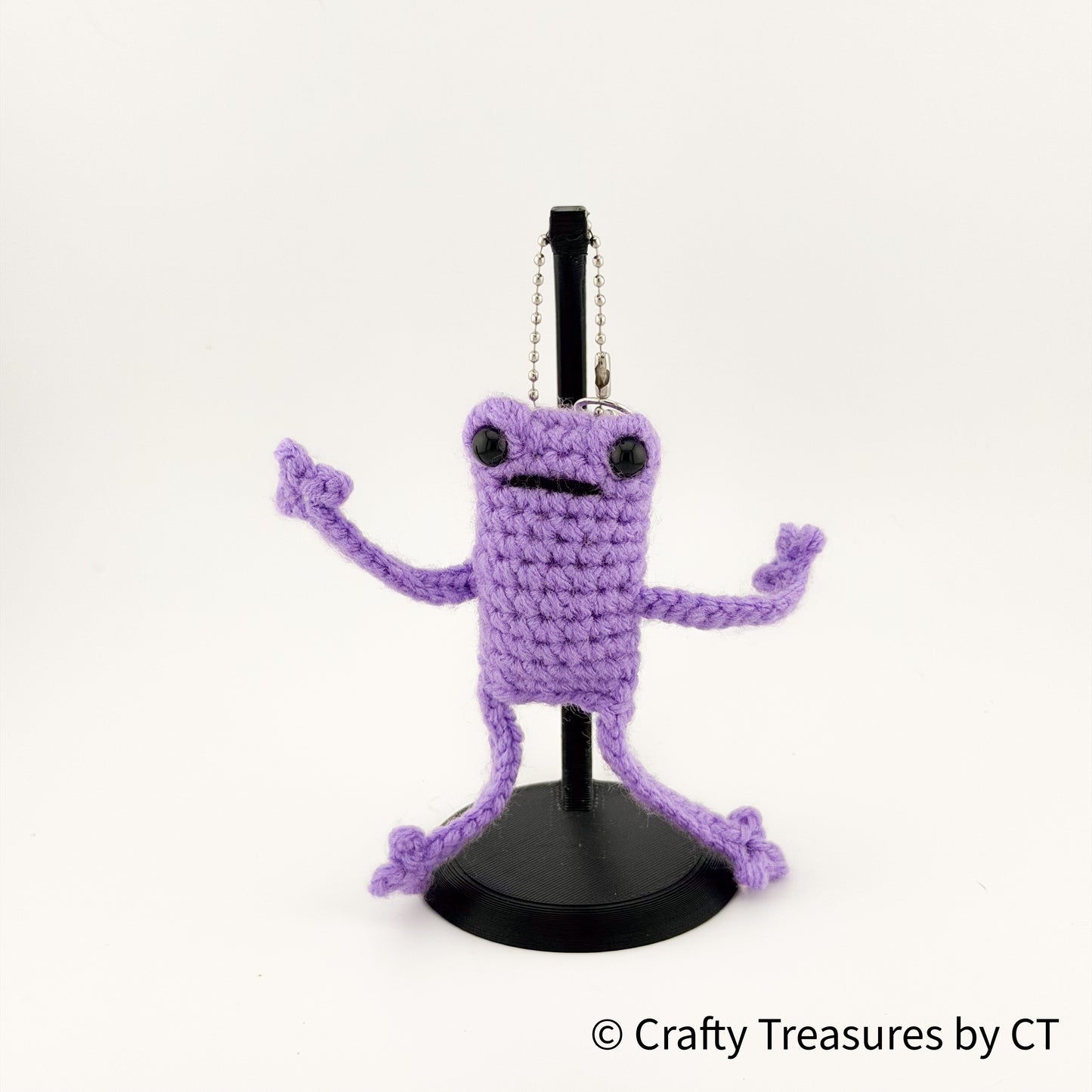 Leggy Froggy Plushie Keychain