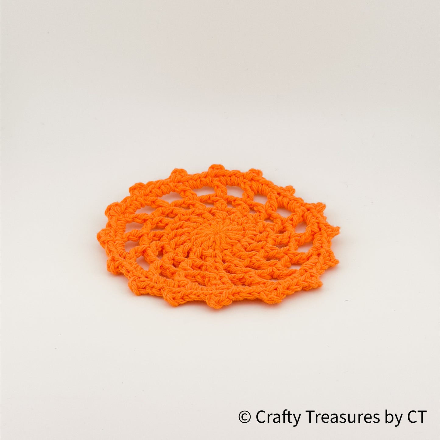 Crochet Spider Web Coaster