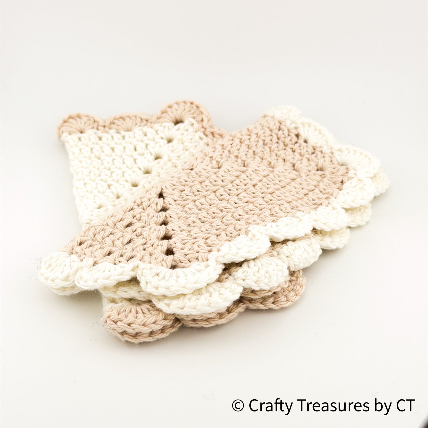 Crochet Washcloths - Set of 2