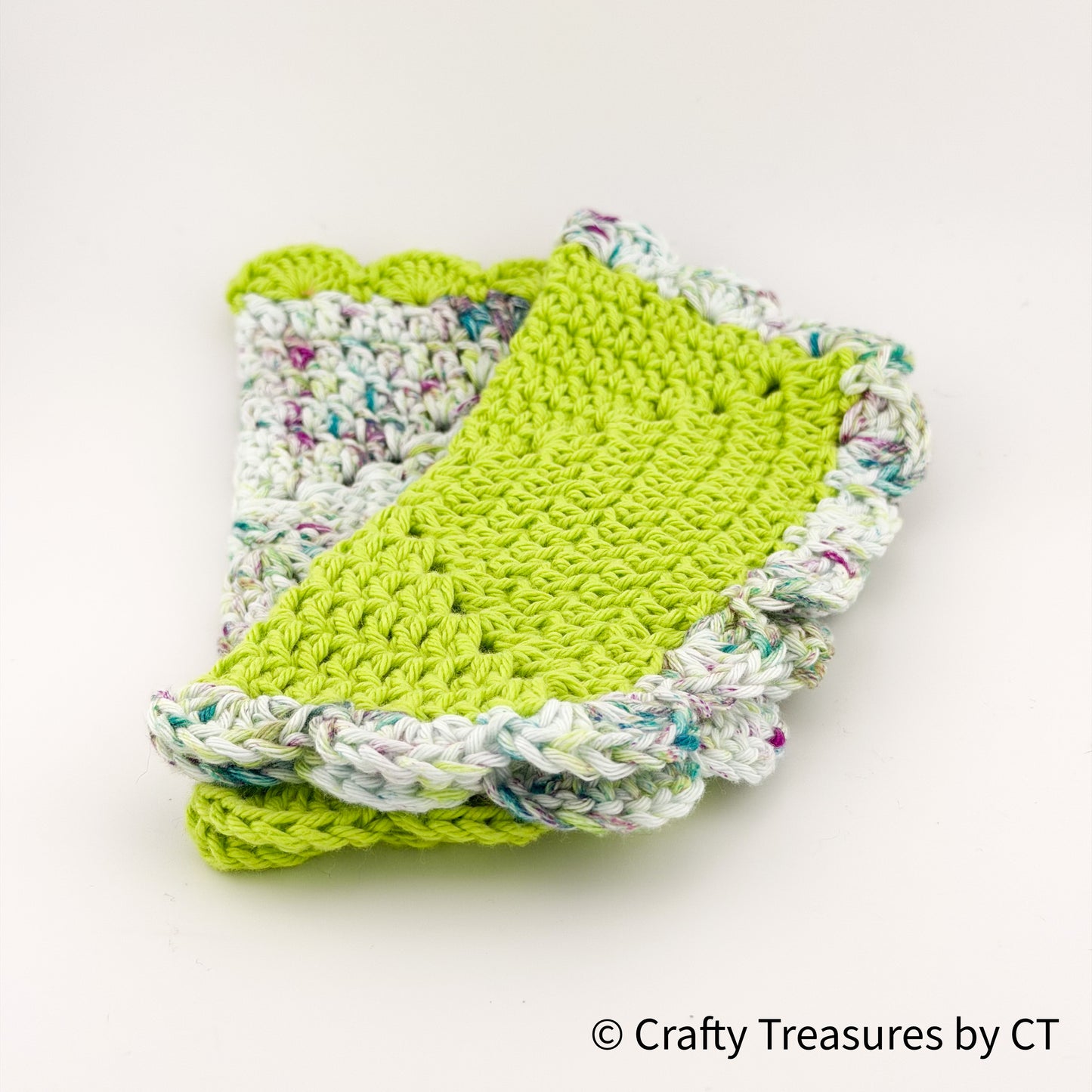 Crochet Washcloths - Set of 2