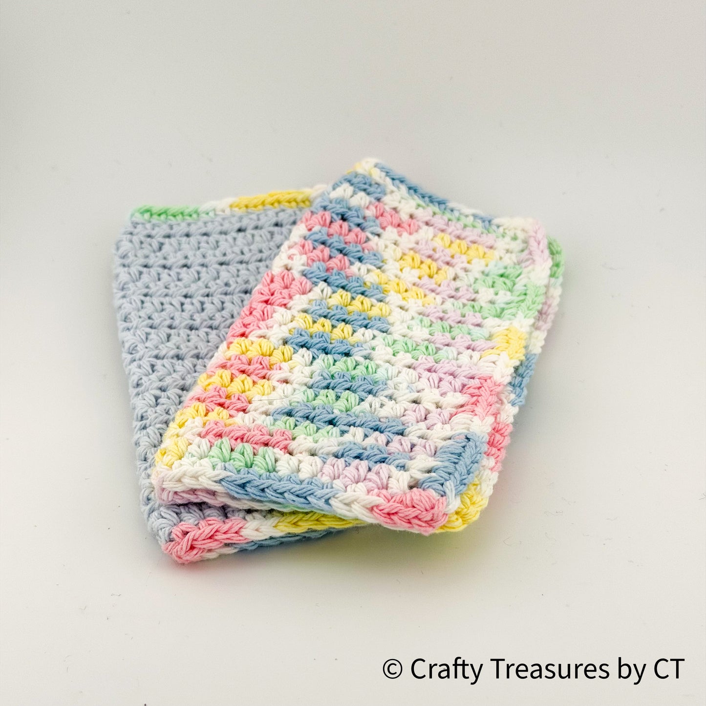 Crochet Washcloths - Set of 2