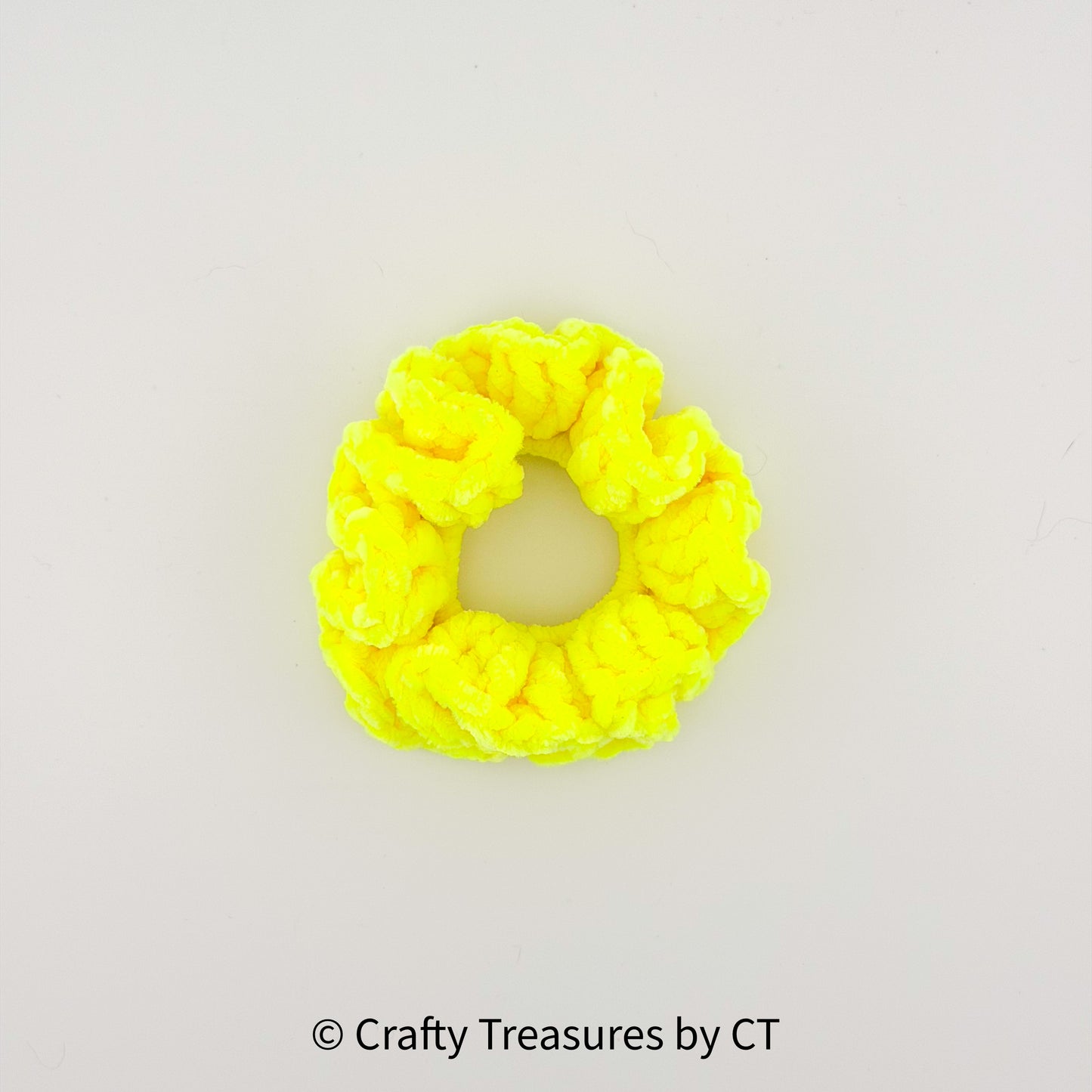 Crochet Velvet Scrunchie