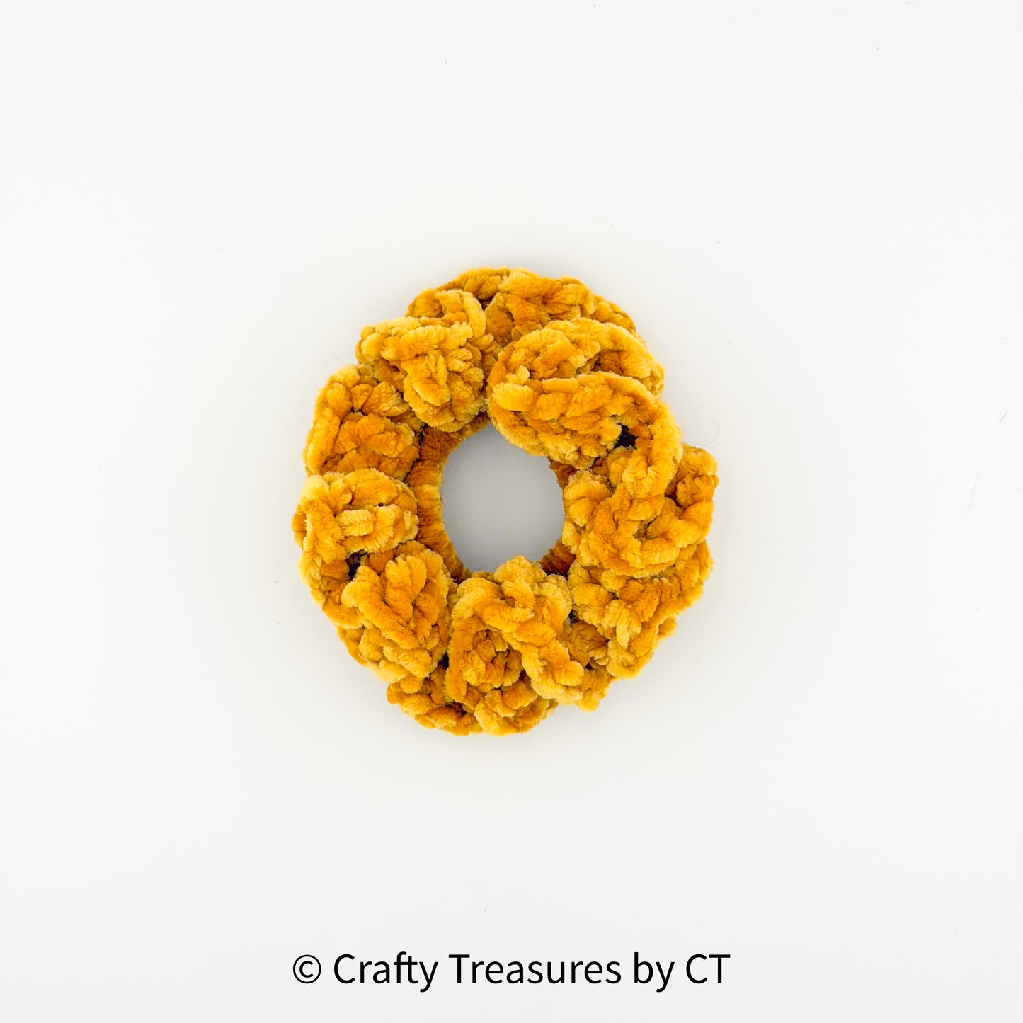 Crochet Velvet Scrunchie