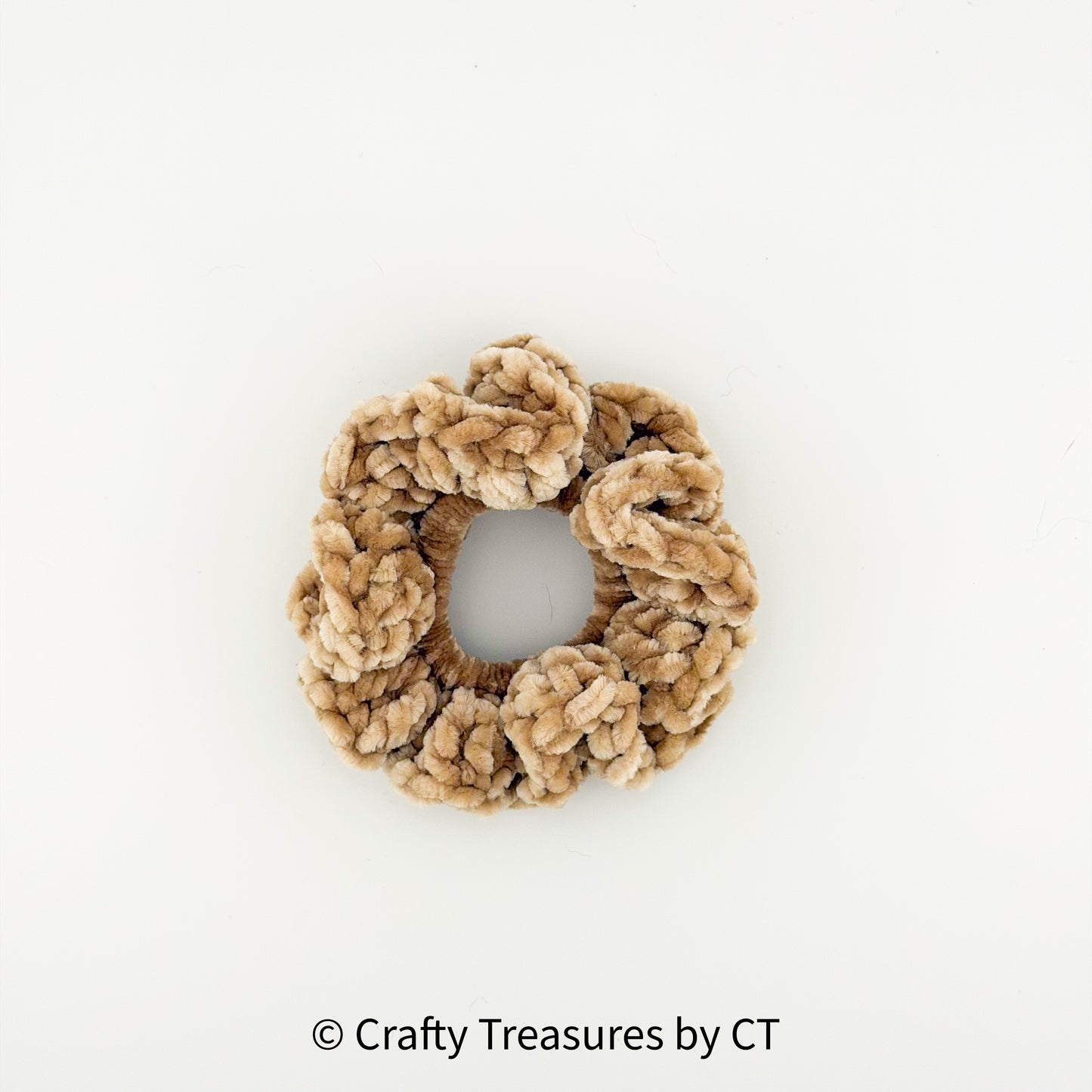 Crochet Velvet Scrunchie