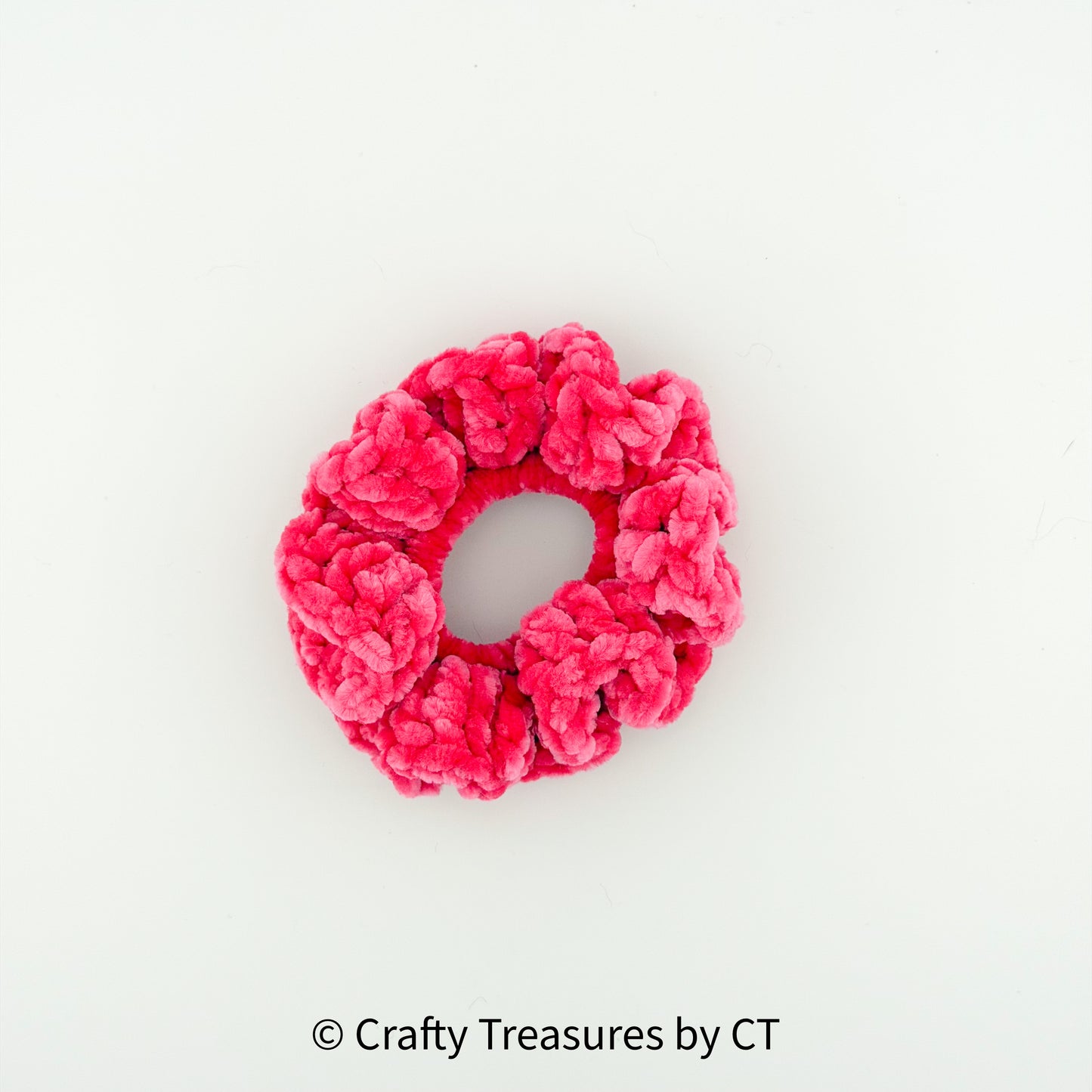 Crochet Velvet Scrunchie
