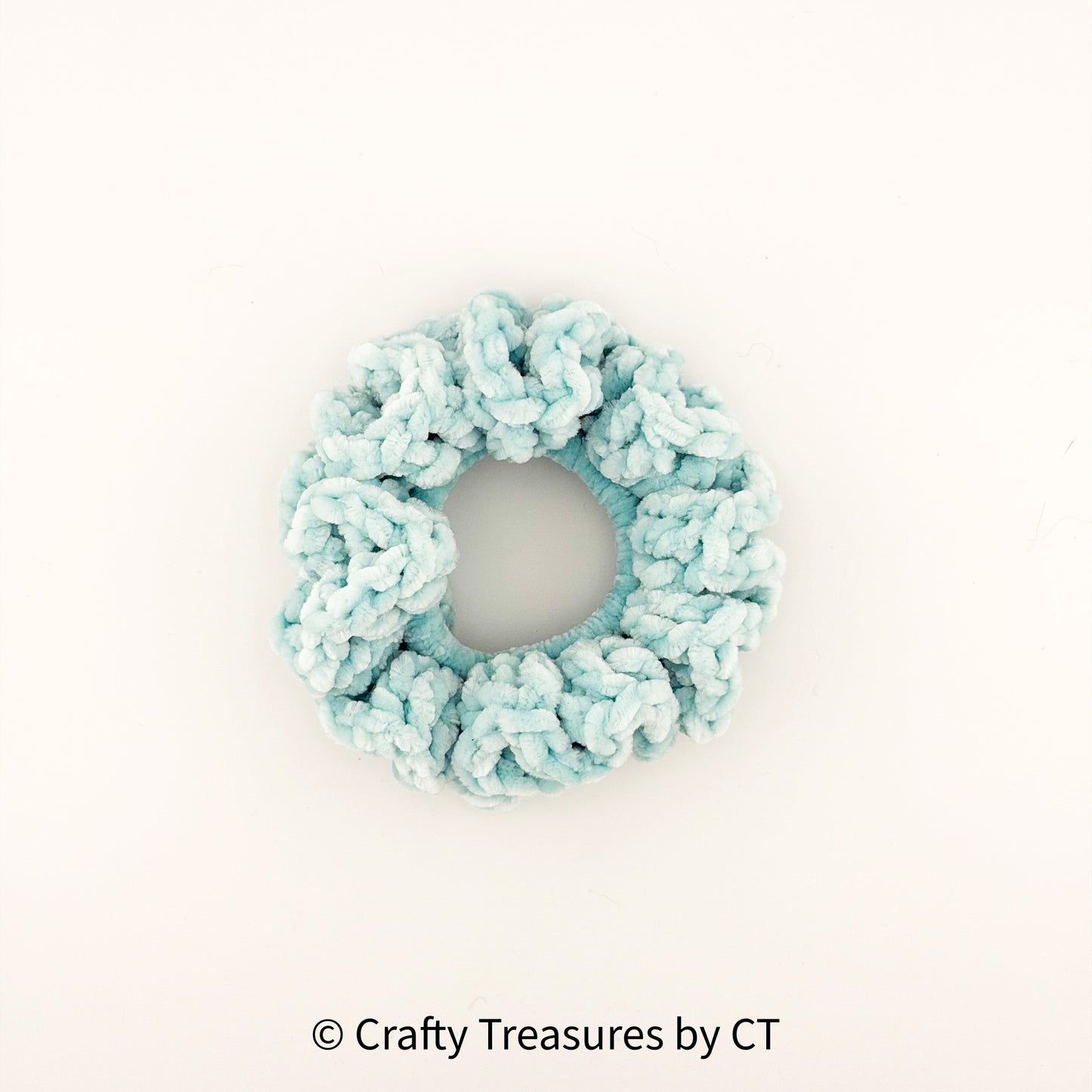 Crochet Velvet Scrunchie