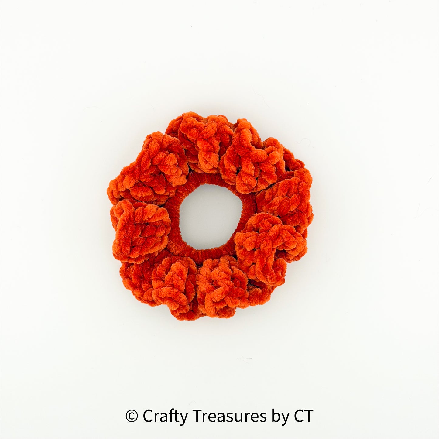 Crochet Velvet Scrunchie