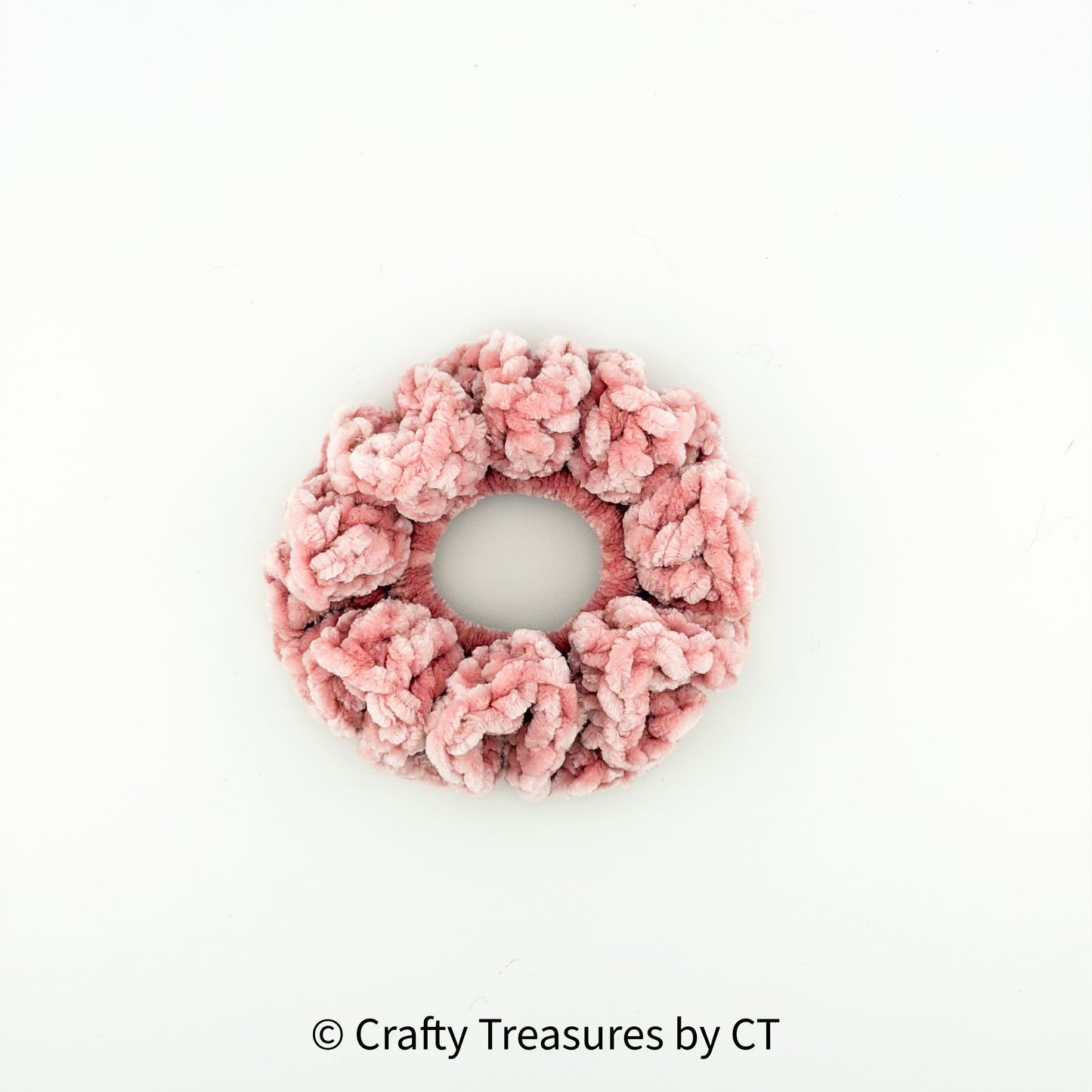 Crochet Velvet Scrunchie