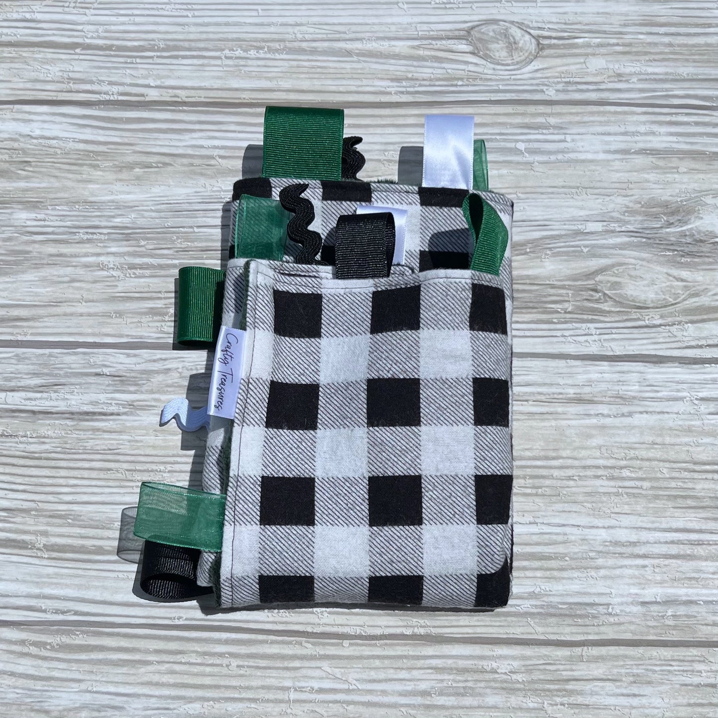 Black + White Buffalo Tag Blanket