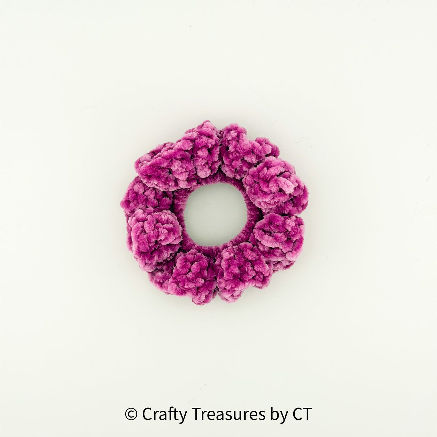 Crochet Velvet Scrunchie