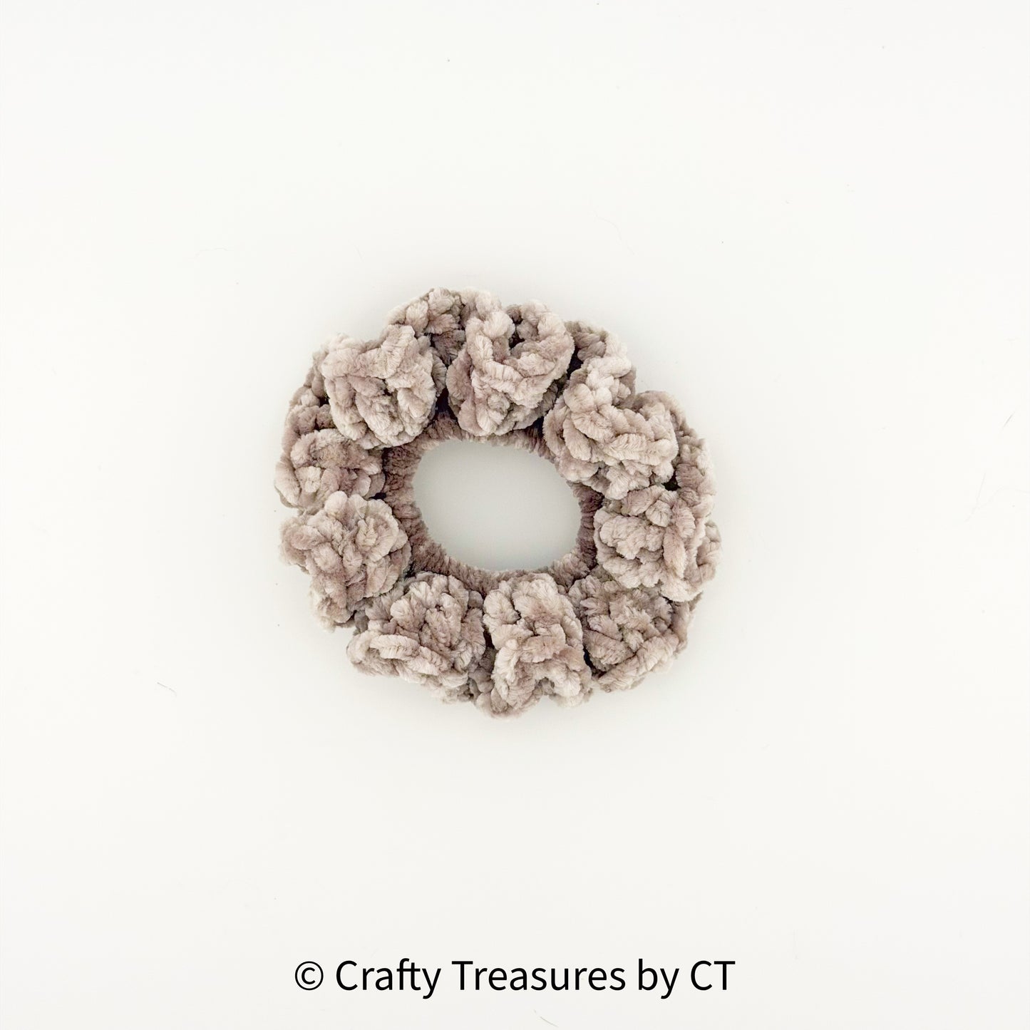 Crochet Velvet Scrunchie