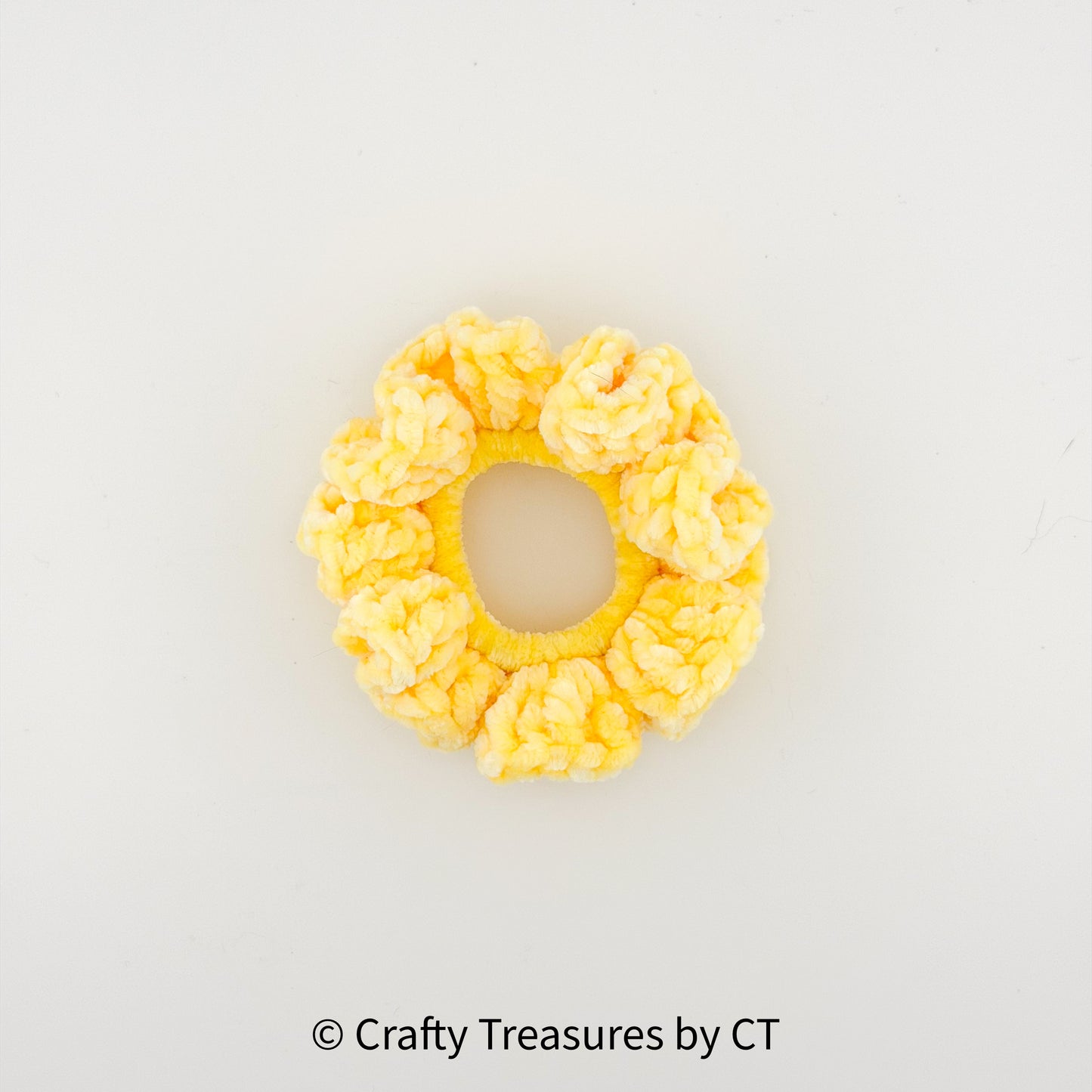 Crochet Velvet Scrunchie