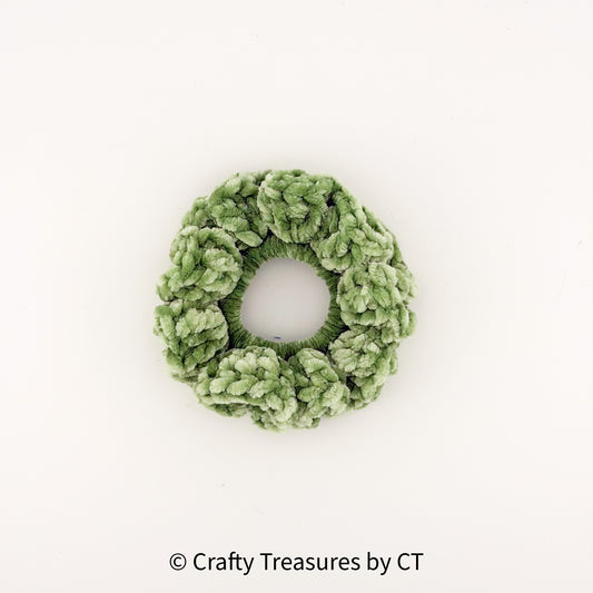 Crochet Velvet Scrunchie