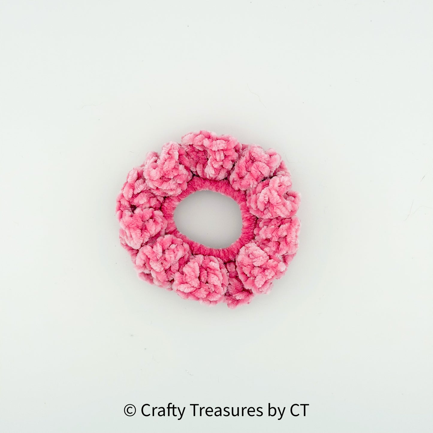 Crochet Velvet Scrunchie