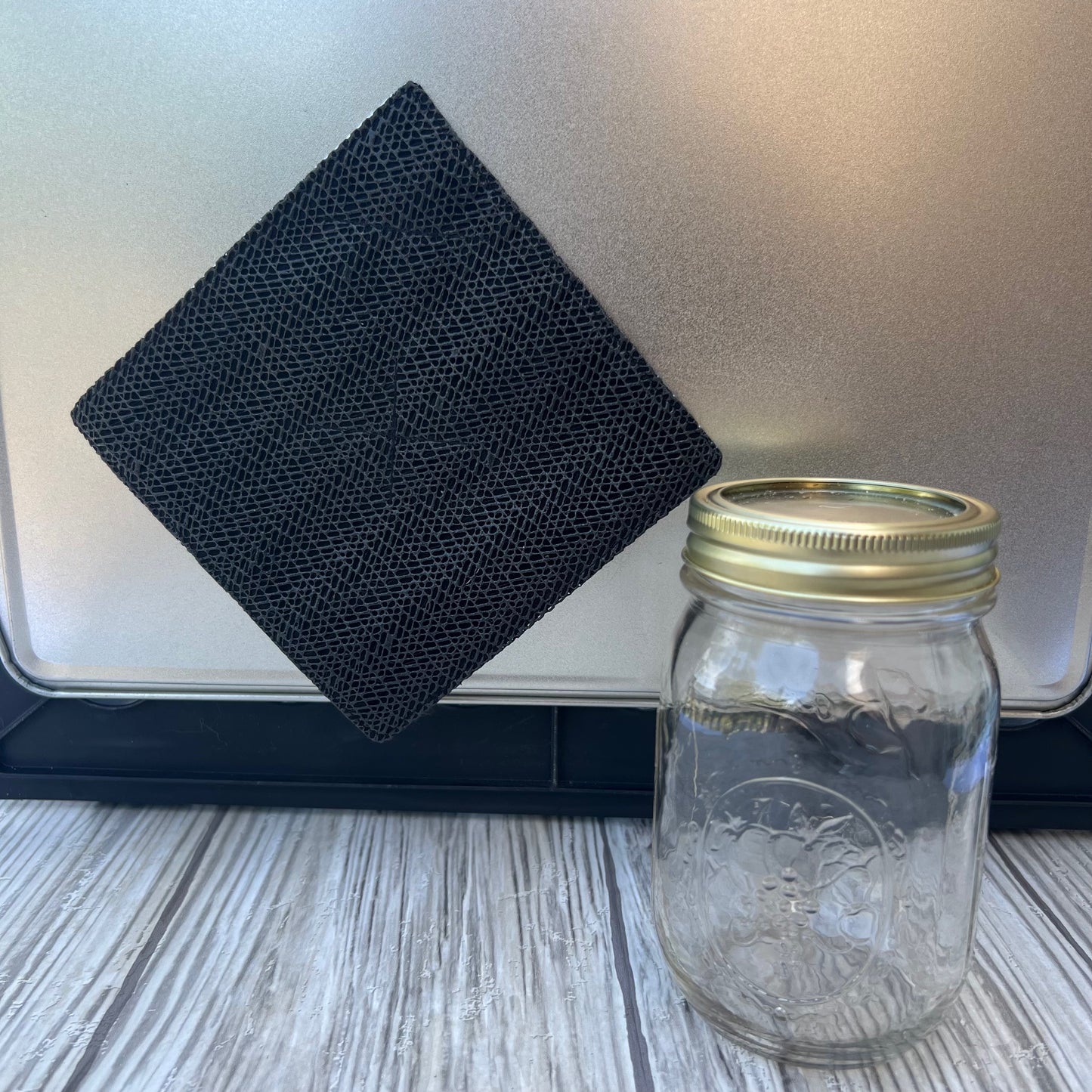 Black & White Buffalo Magnetic Jar Opener
