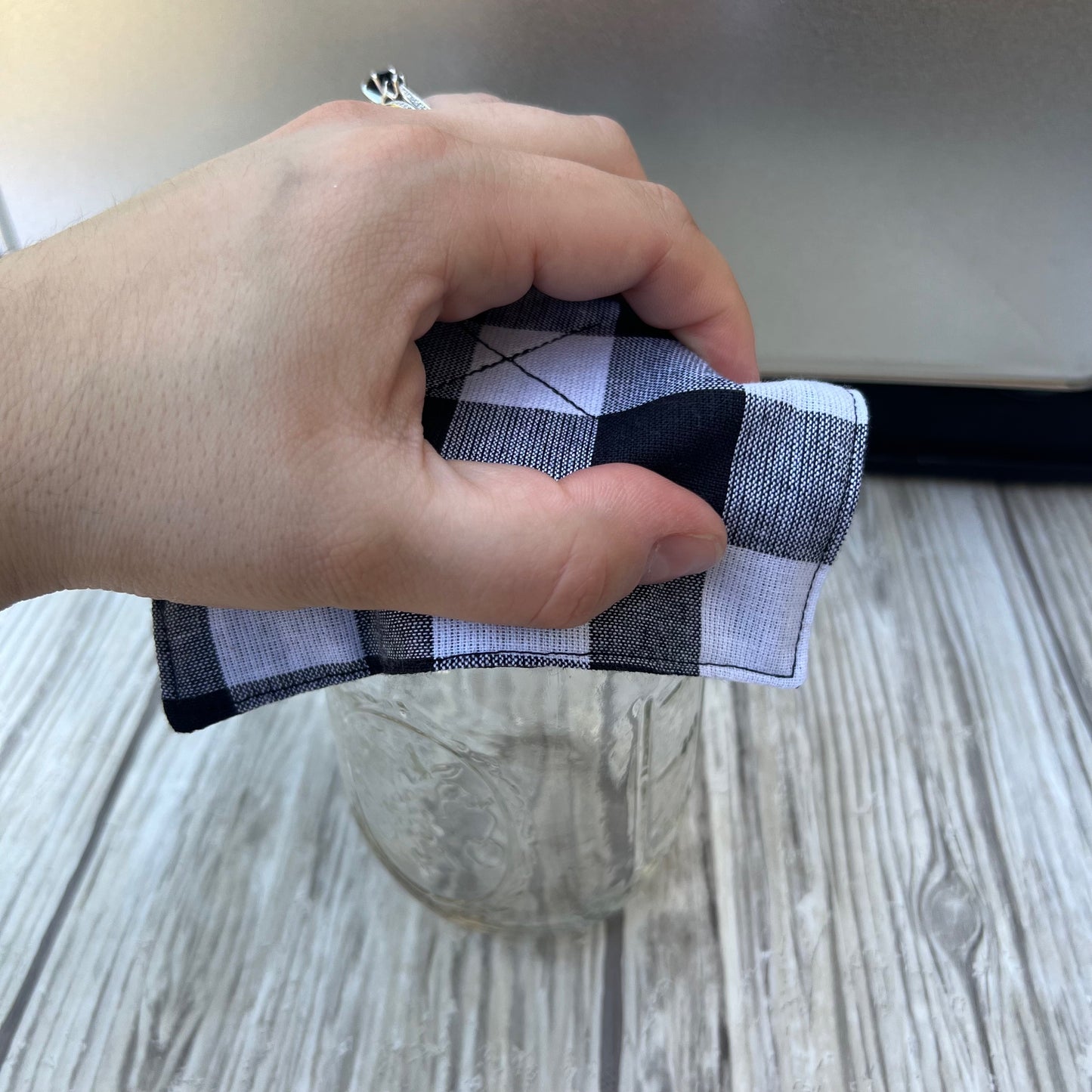 Black & White Buffalo Magnetic Jar Opener