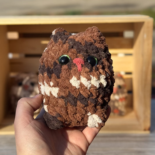 Sweet Kitty Plushie - Latte