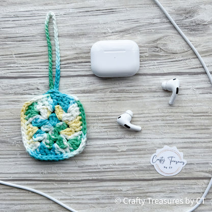 Crocheted Wireless Headphones Pouch