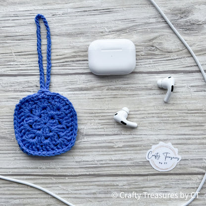 Crocheted Wireless Headphones Pouch