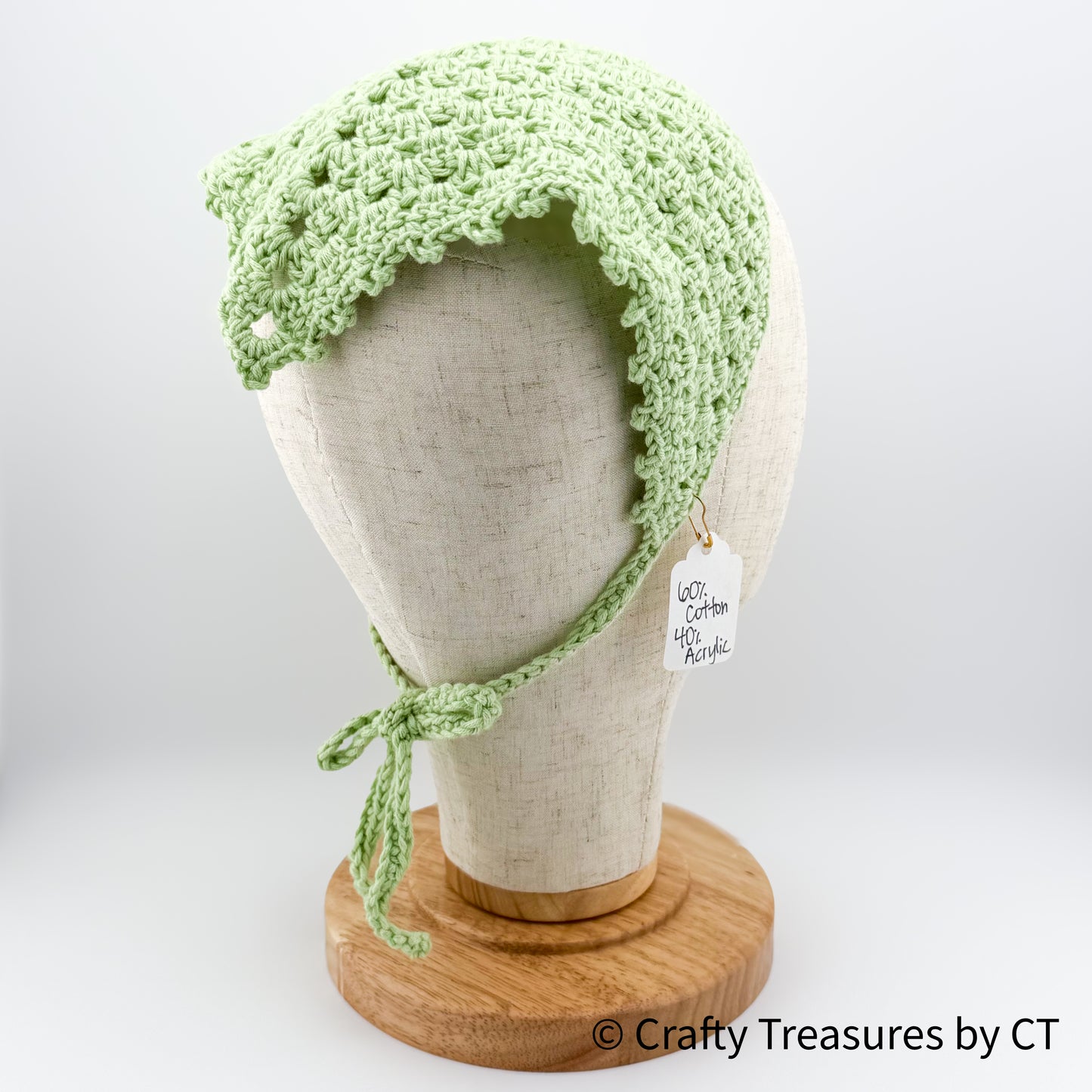 Crochet Bandana - Cotton & Acrylic Blend