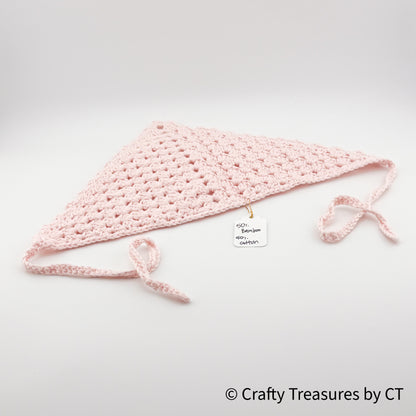 Crochet Bandana - Bamboo & Cotton Blend