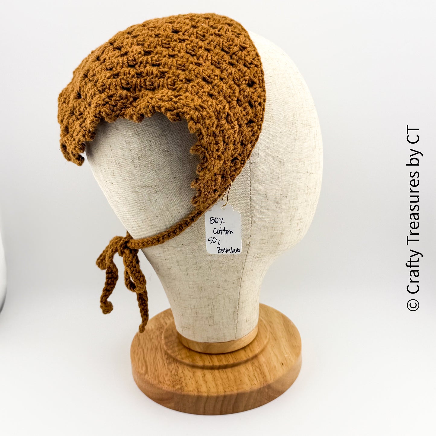 Crochet Bandana - Bamboo & Cotton Blend