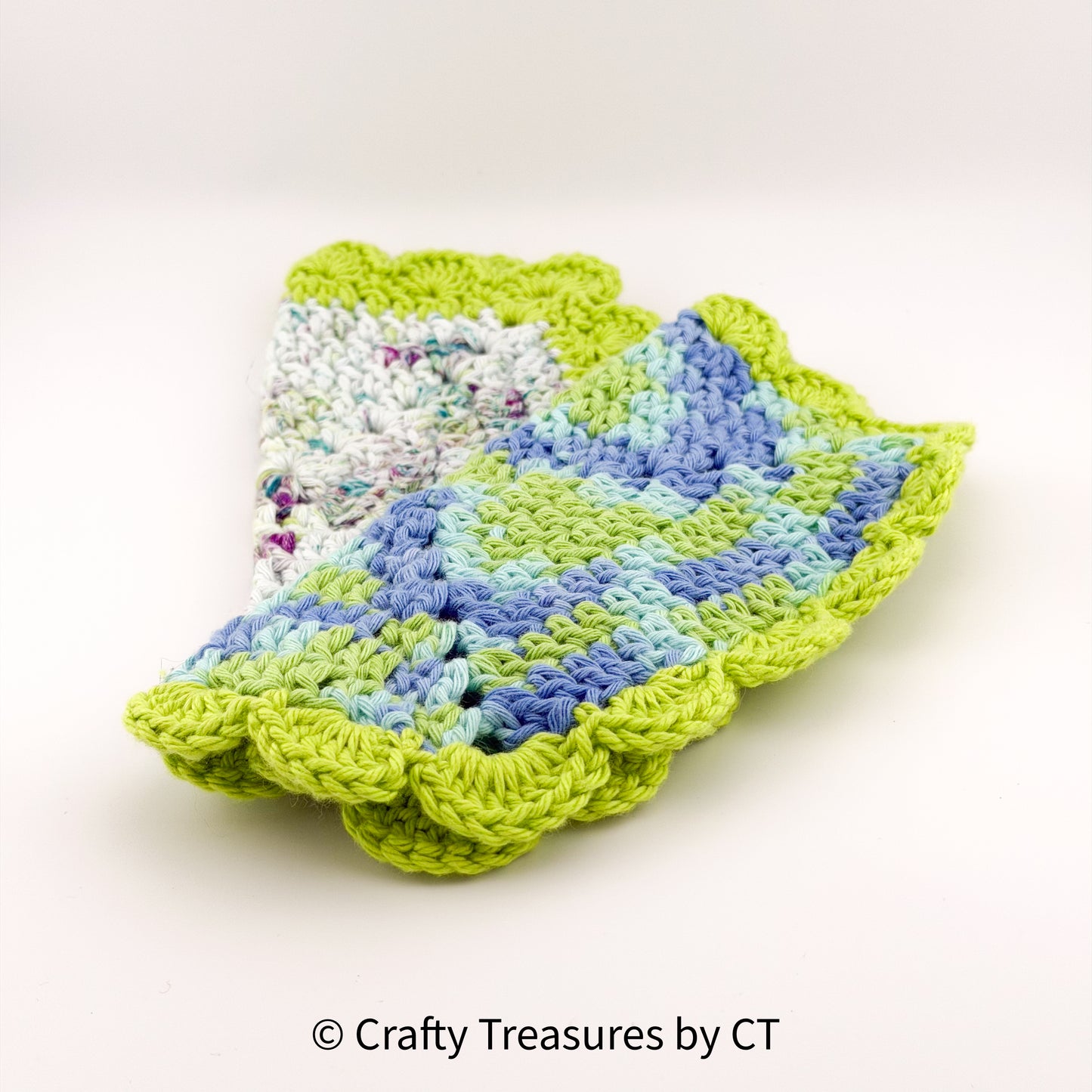 Crochet Washcloths - Set of 2