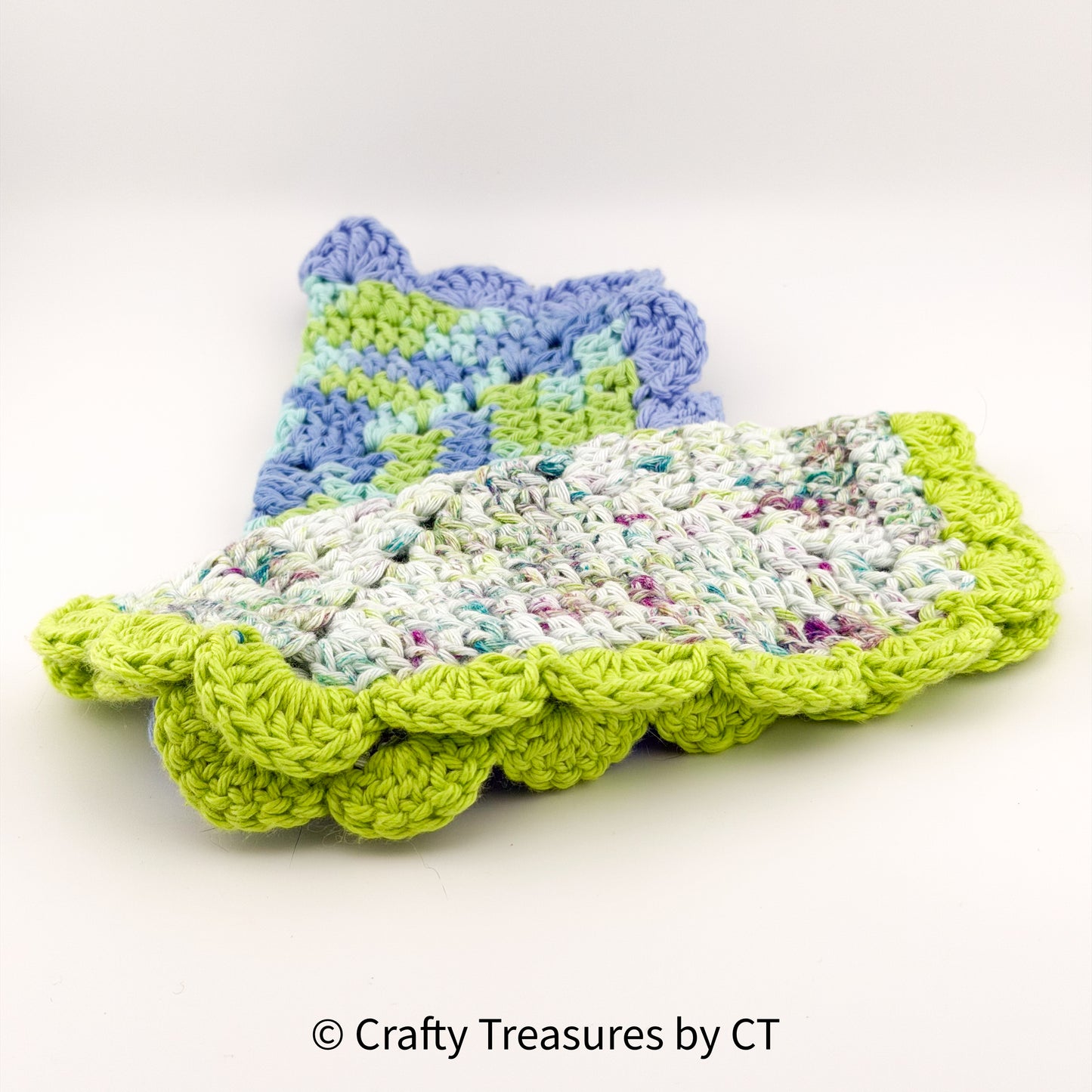 Crochet Washcloths - Set of 2