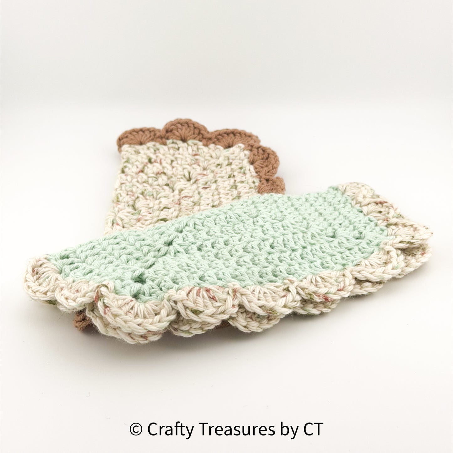 Crochet Washcloths - Set of 2