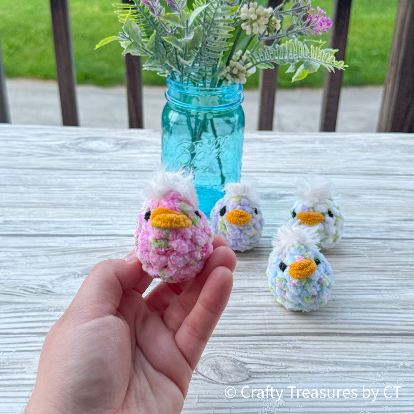 Mabel Chick Plushie - Floral Bloom