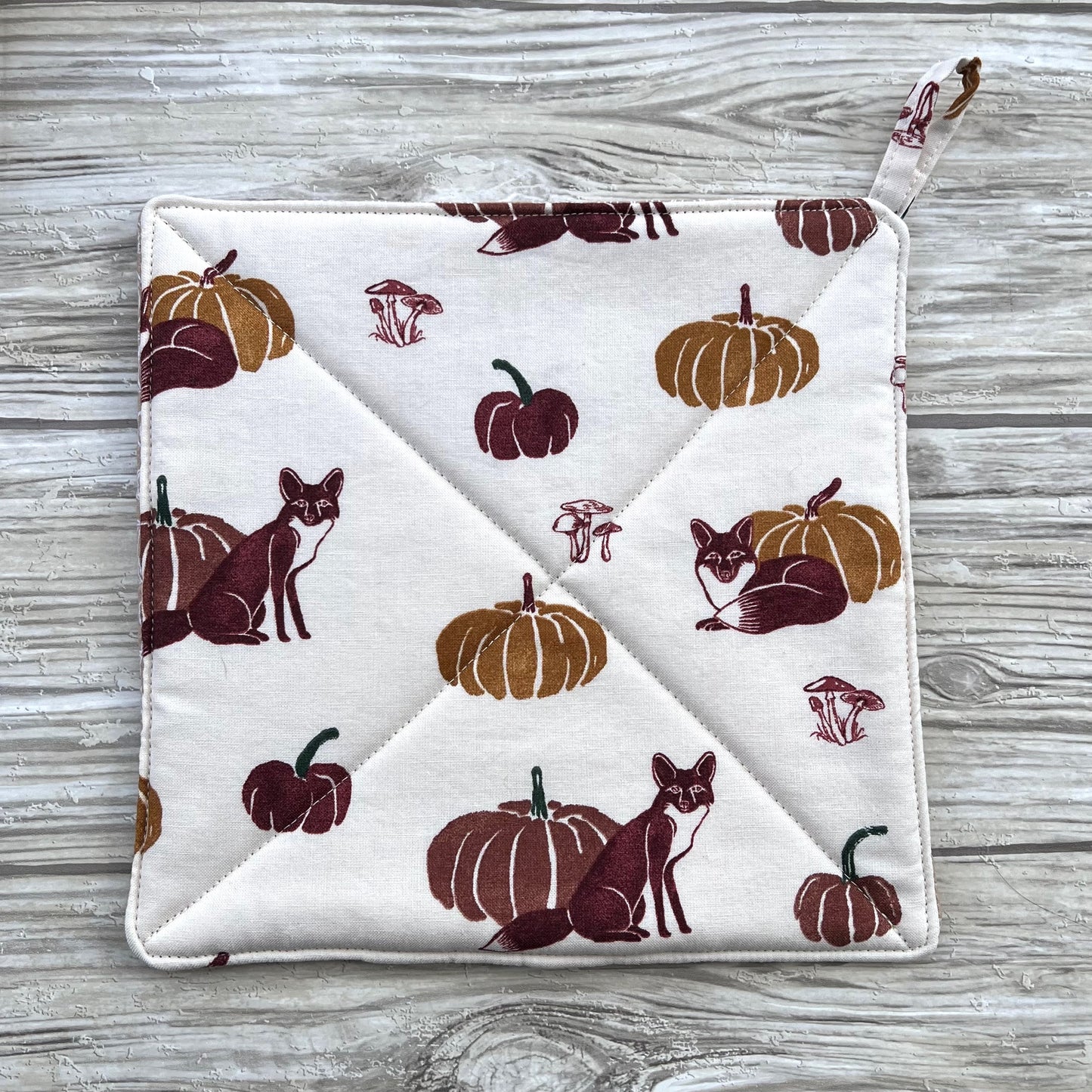 Fall Foxes Pot Holder