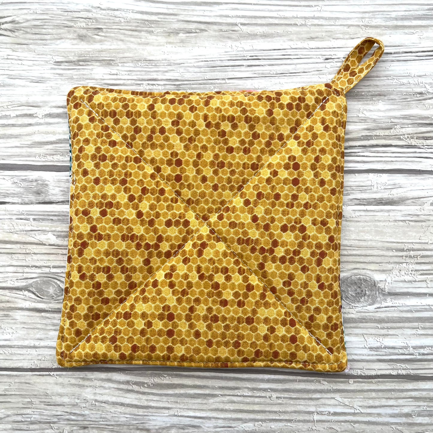 Floral Bees Pot Holder